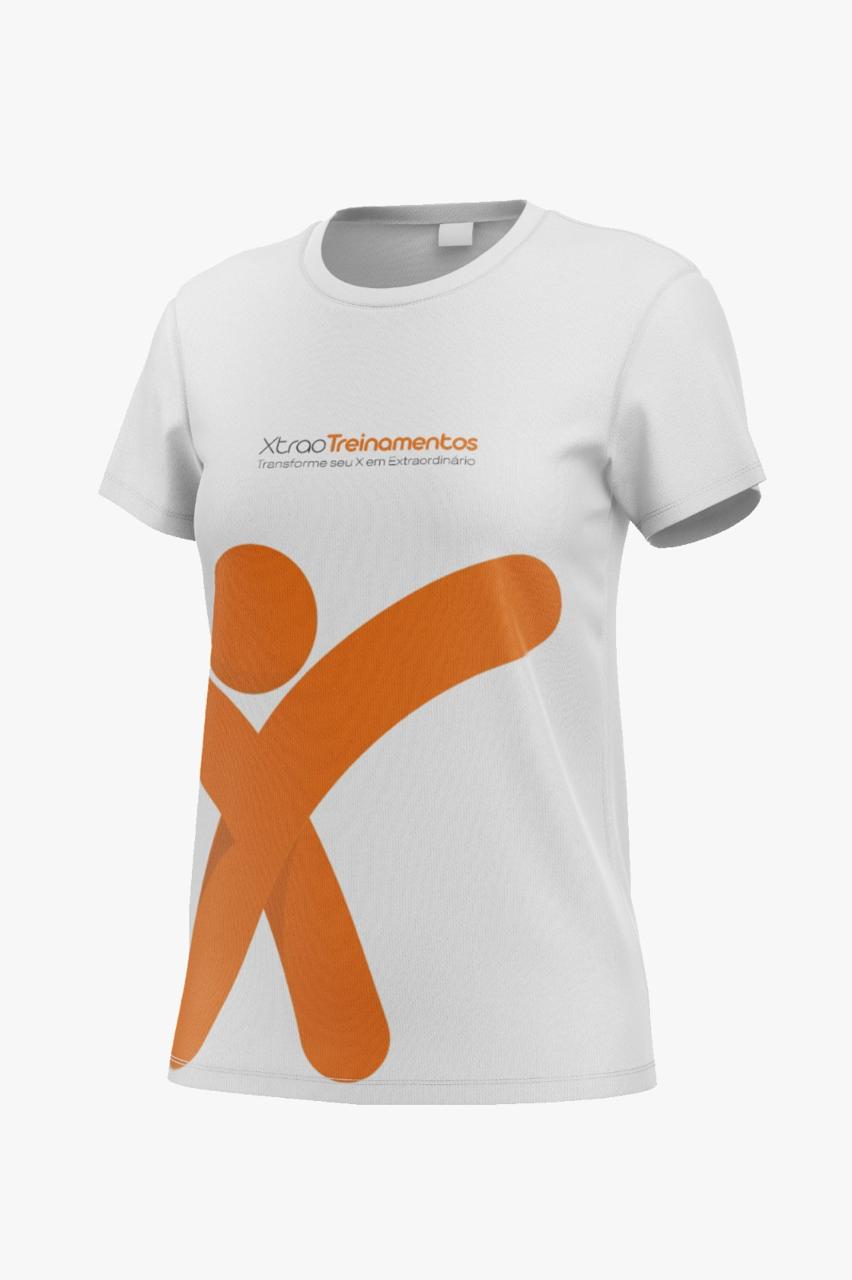 Modelo visual de camiseta XTRAO Treinamentos